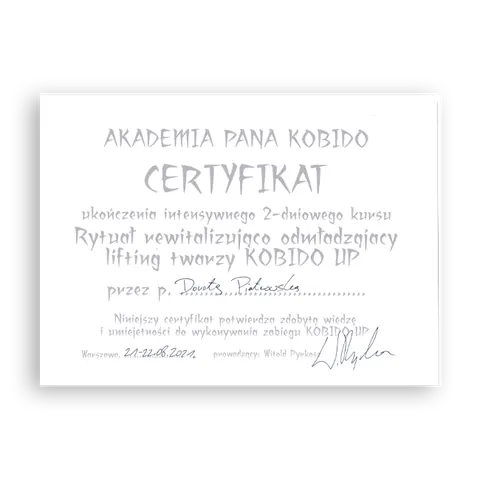 Kobido Up: rytuał liftingu twarzy, Akademia Pana Kobido